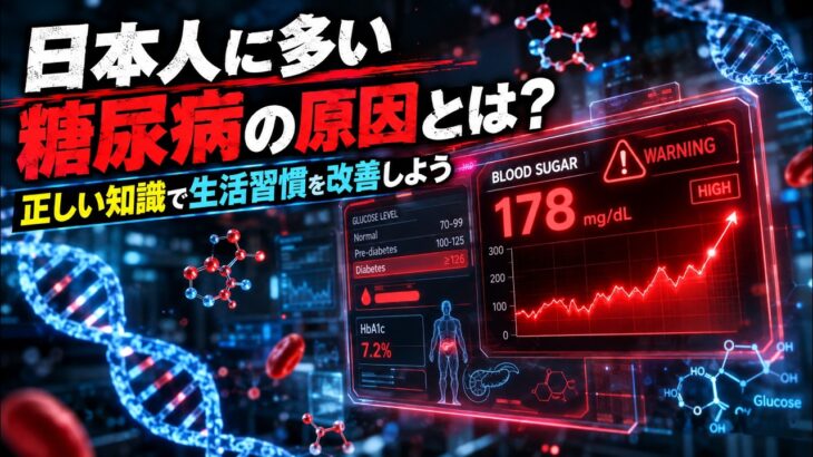 日本人に多い糖尿病の原因とは？正しい知識で生活習慣を改善しよう