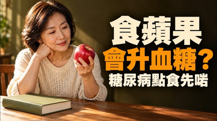 【粵語·廣東話】食蘋果會唔會升血糖？糖尿病點食先啱？份量、連皮食同果汁一次講清